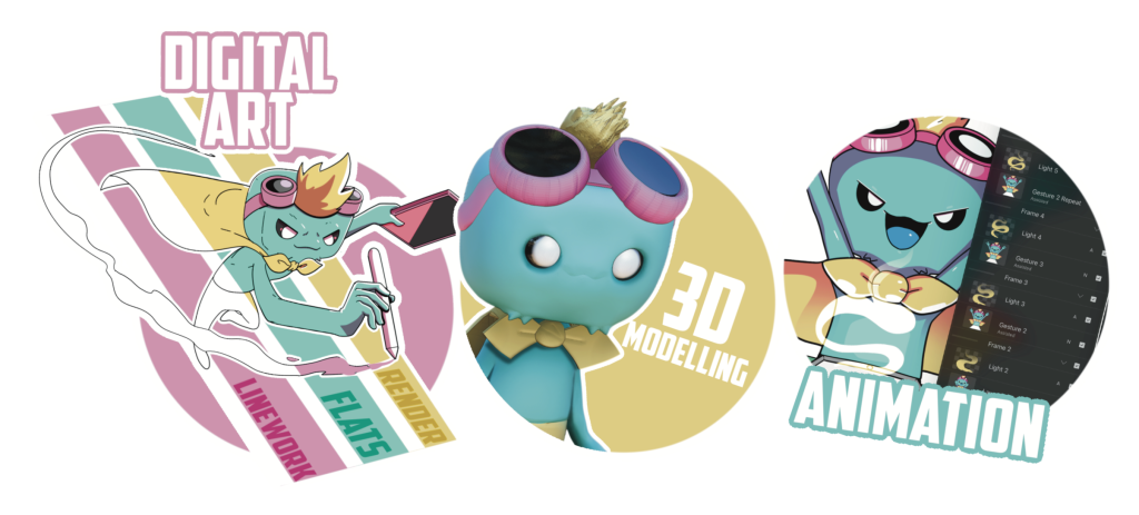 Digital Art-3D Modelling-Animation Digital art for kids ages 8-14