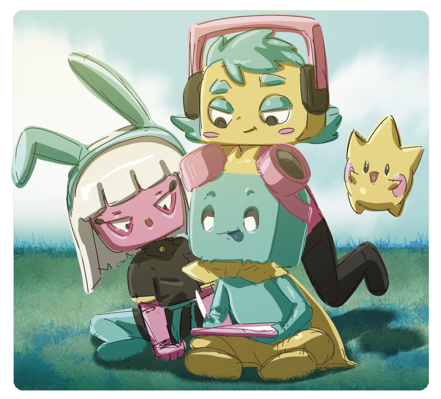 Pen & Tablet hero character